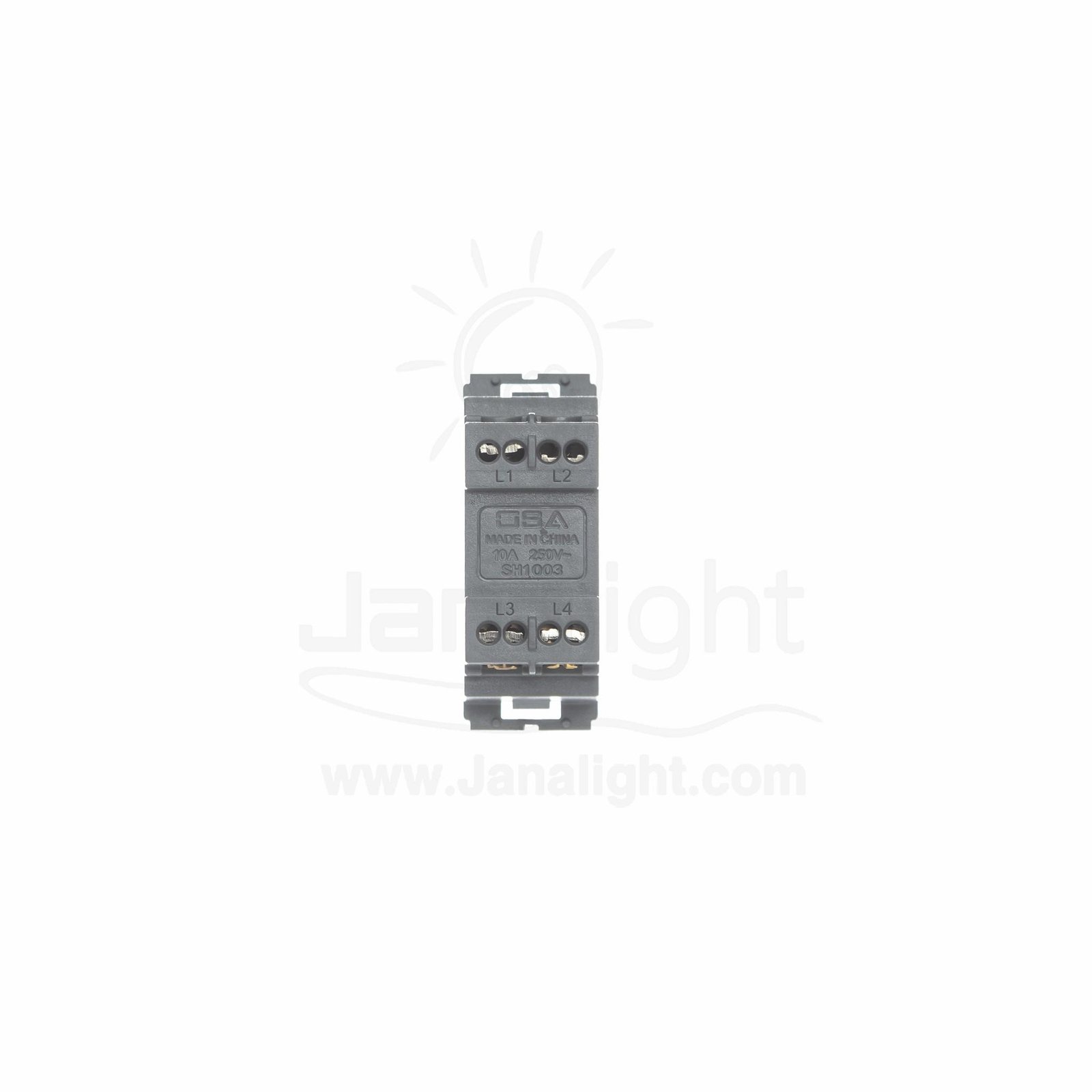 Osa مفتاح 4 طرف وسط سلم فضي Four Way Switch Osa Silver
